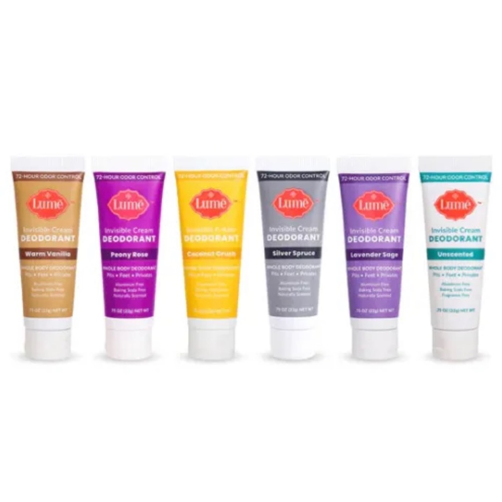10x Deodorant Original Formula .75oz 10 pk Travel Size Cream Tubes